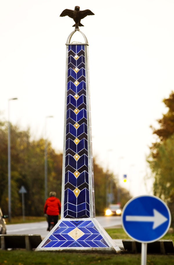 Obelisken p&aring; plads